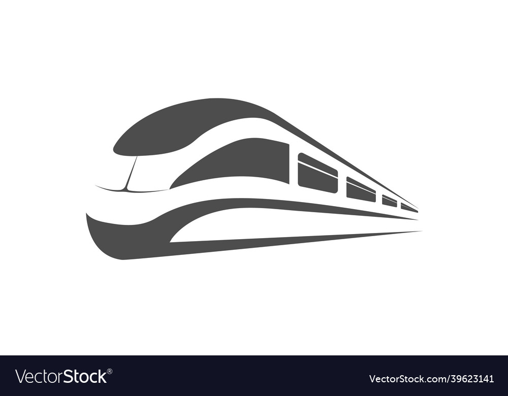 High-speed train icon for websites applications Vector Image