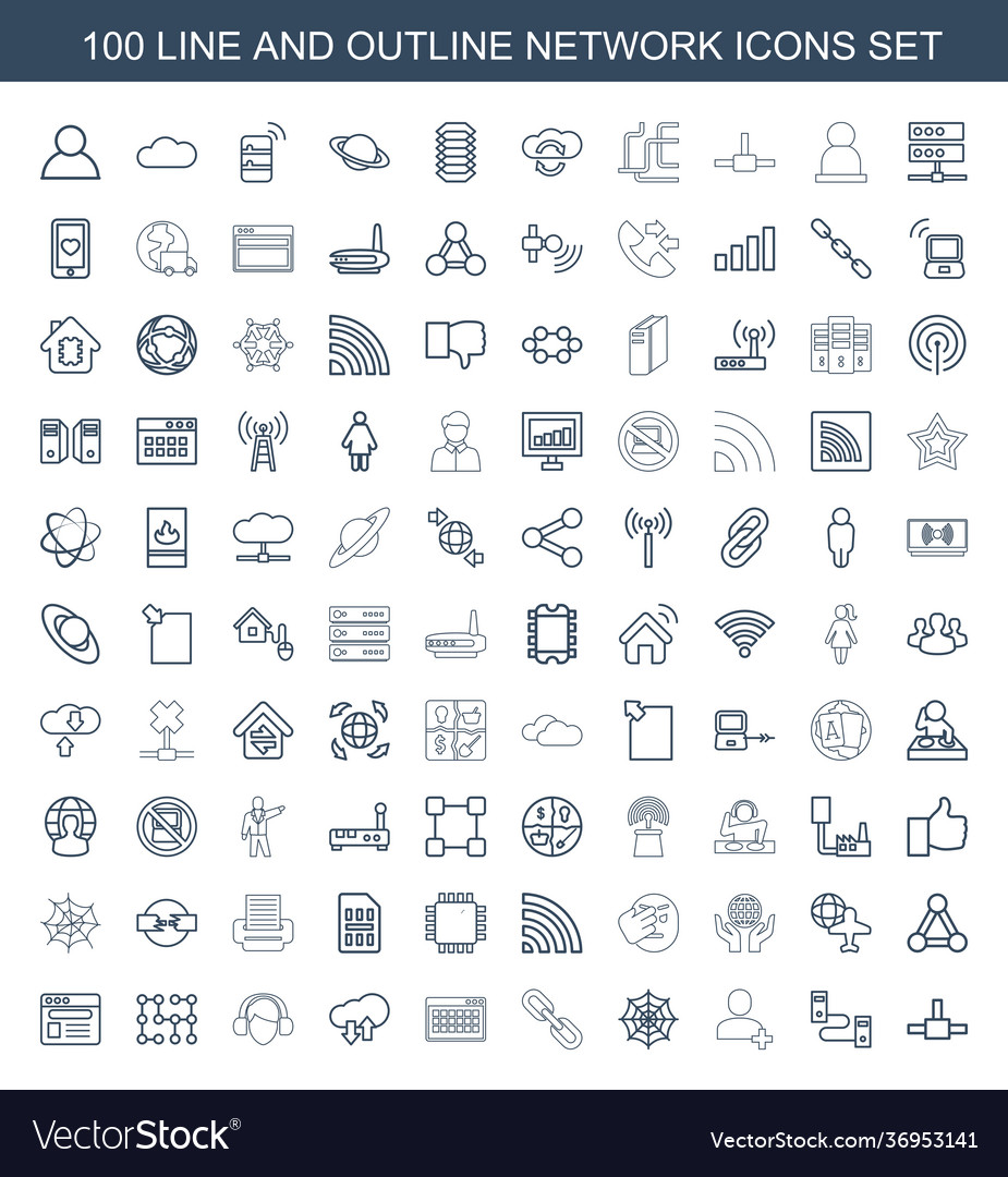 Network icons