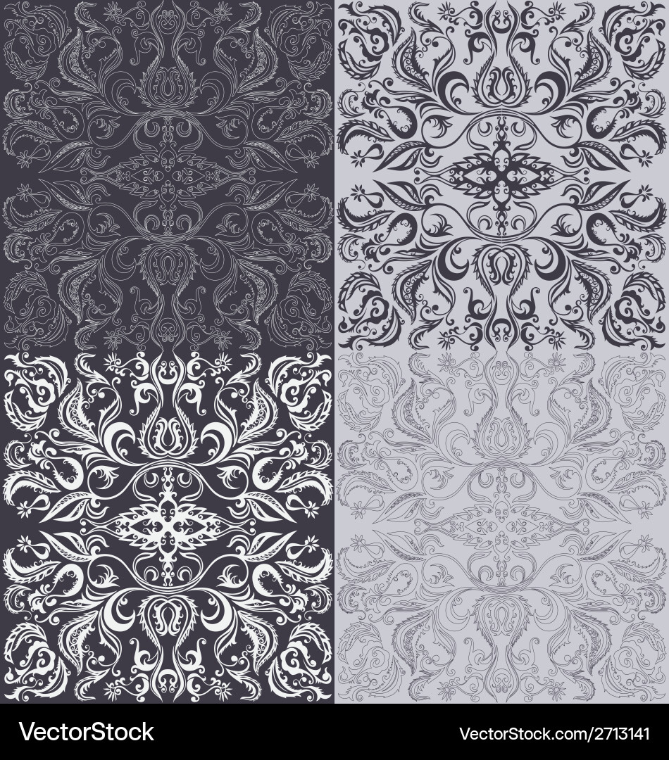 Oriental seamless pattern Royalty Free Vector Image