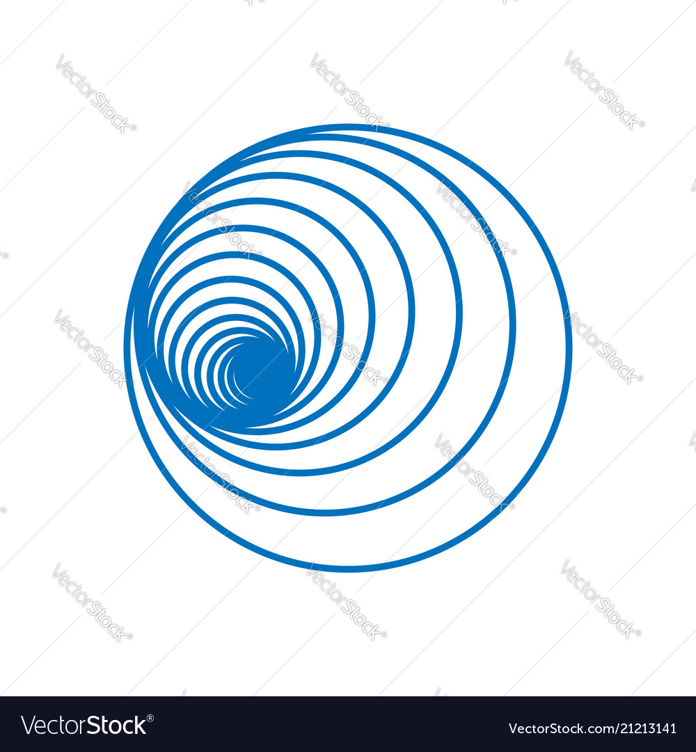 Spirals circle Royalty Free Vector Image VectorStock