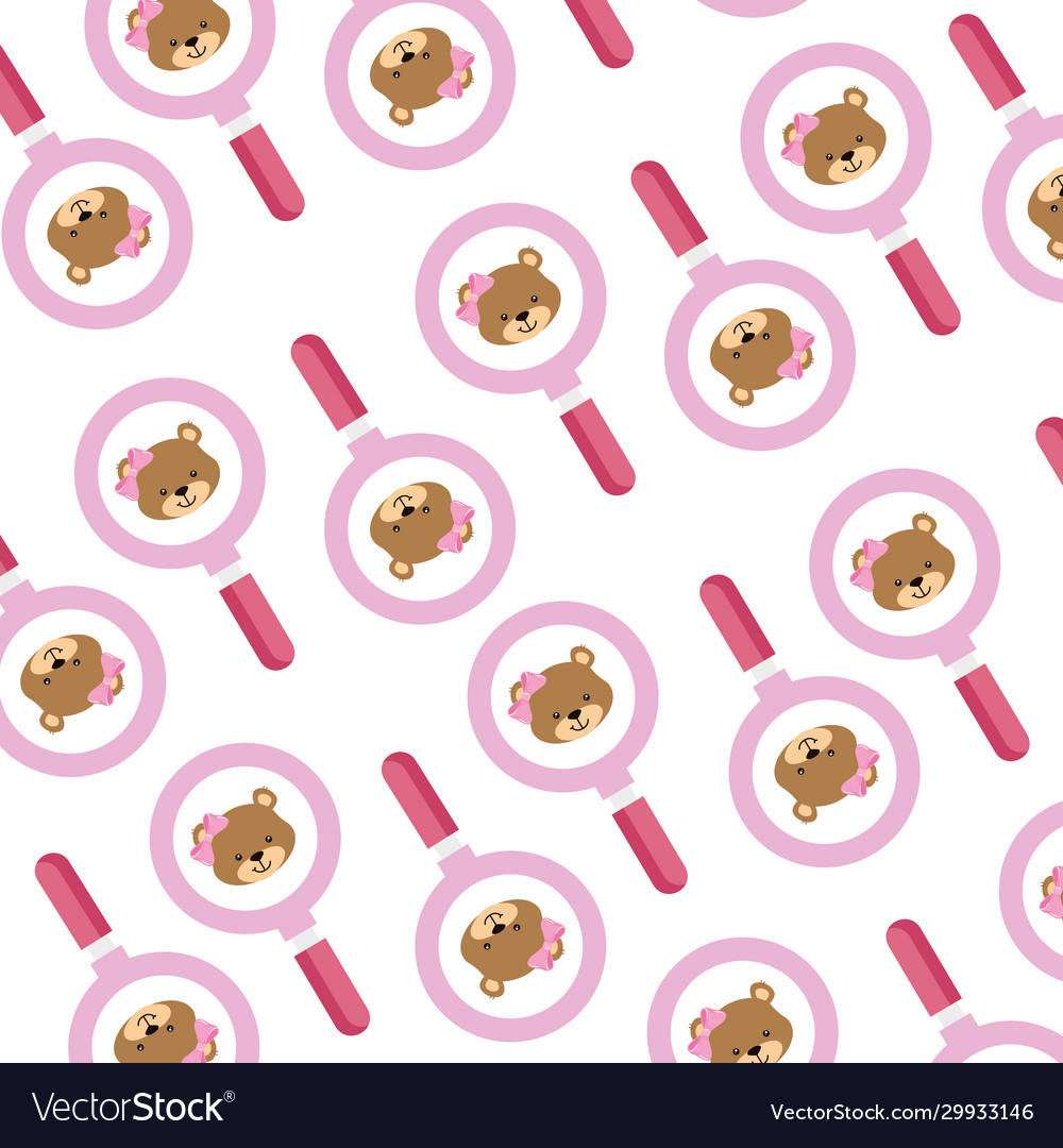 Background face cute bears female