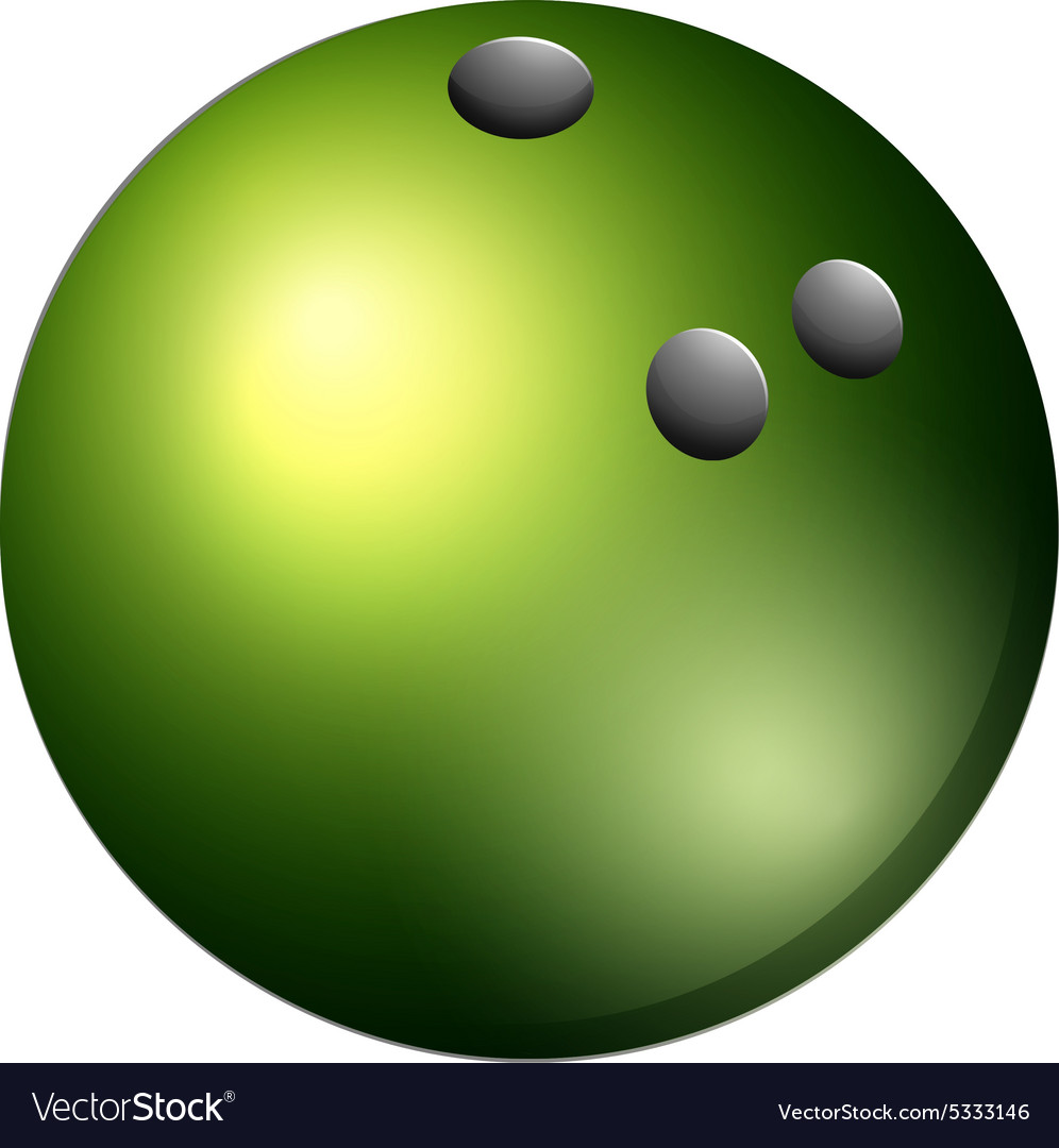Bowling ball Royalty Free Vector Image - VectorStock