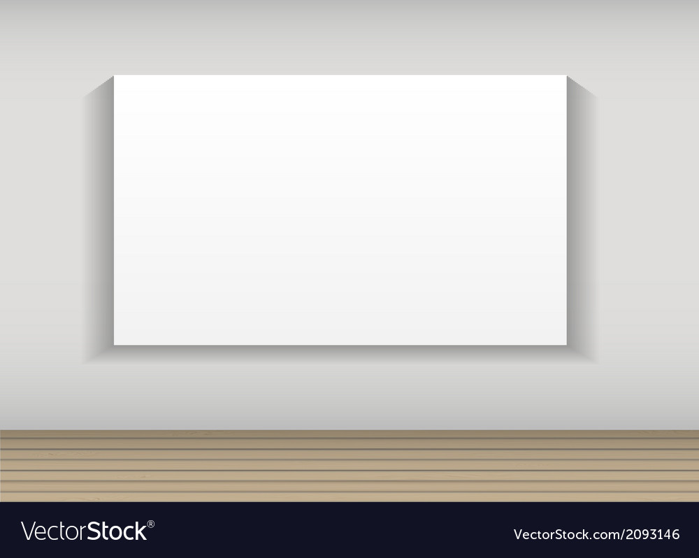 Frame on wall for your text and images