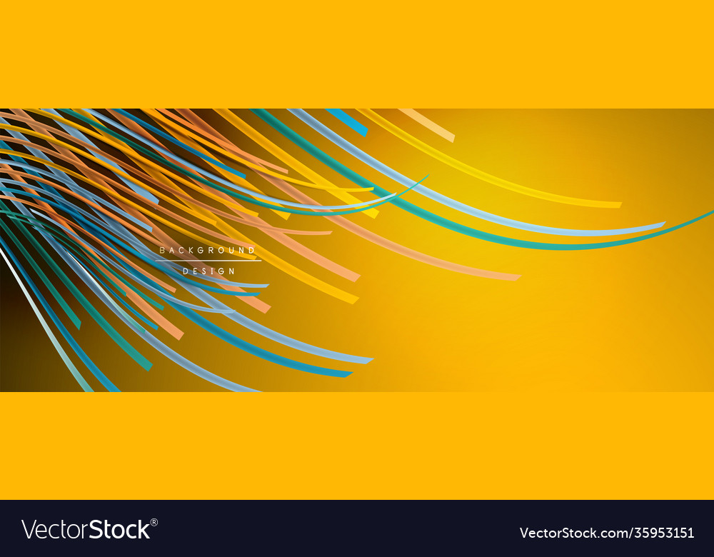 Abstract colorful lines background Royalty Free Vector Image