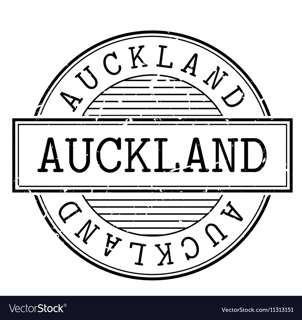 Auckland rubber stamp Royalty Free Vector Image