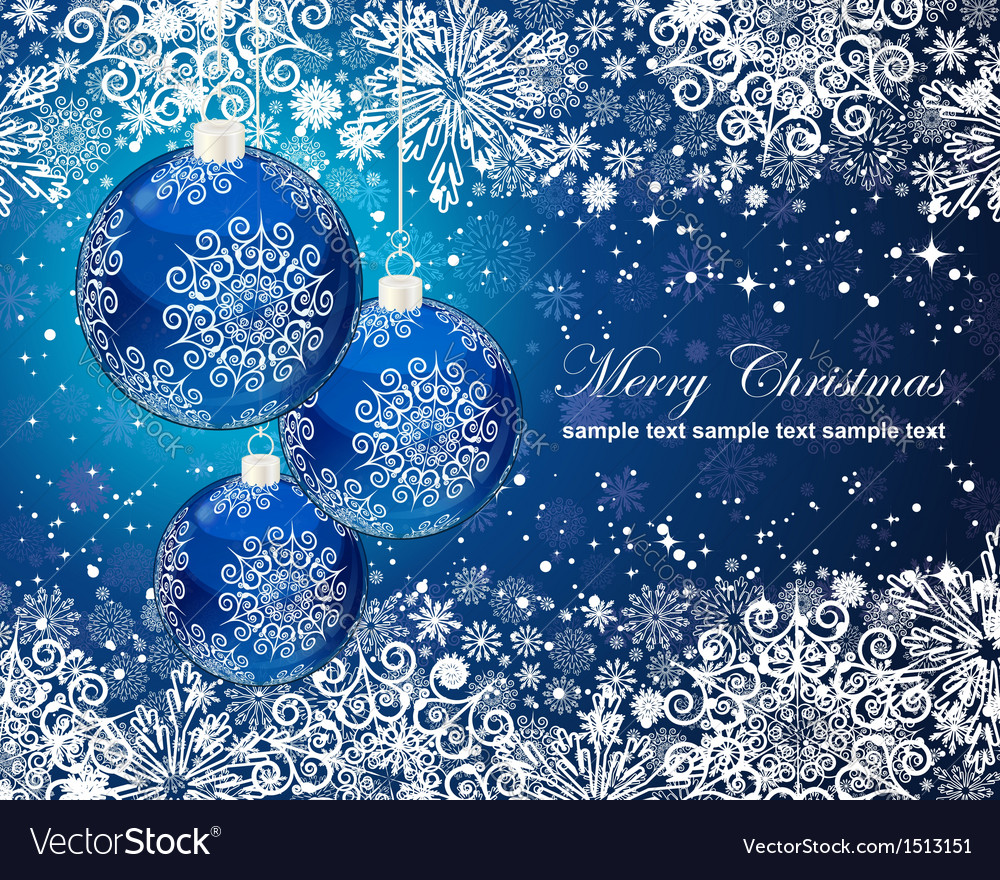 Christmas postcard Royalty Free Vector Image - VectorStock