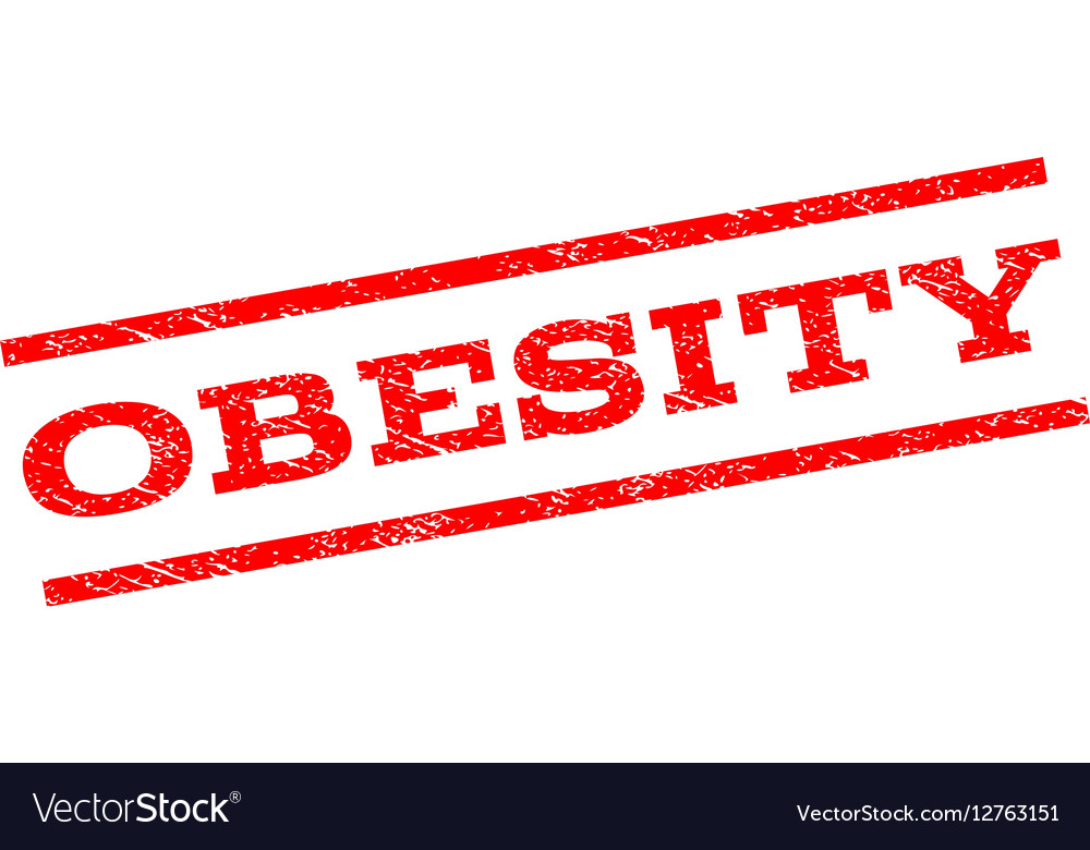 Obesity Watermark Stamp Royalty Free Vector Image