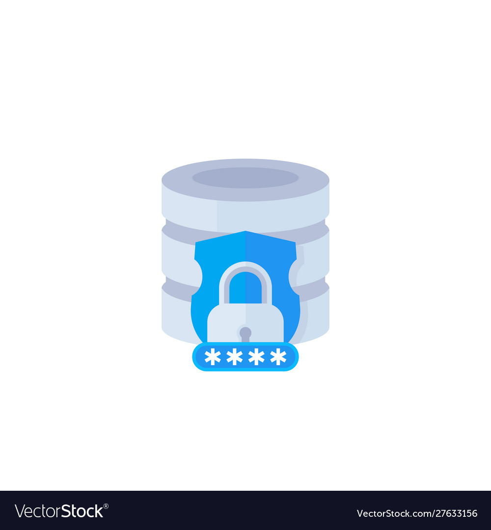 Database security Royalty Free Vector Image - VectorStock