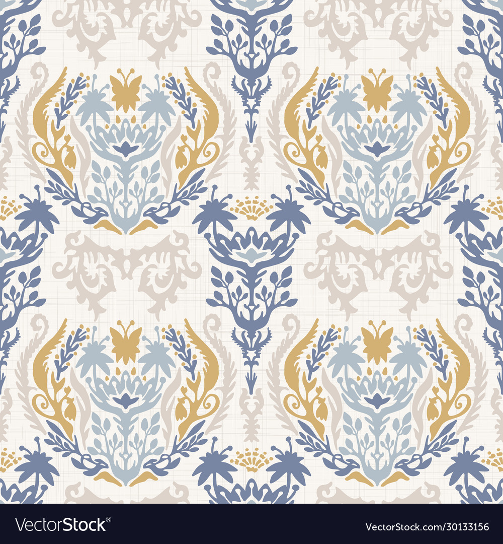 French shabby chic damask texture Royalty Free Vector Image