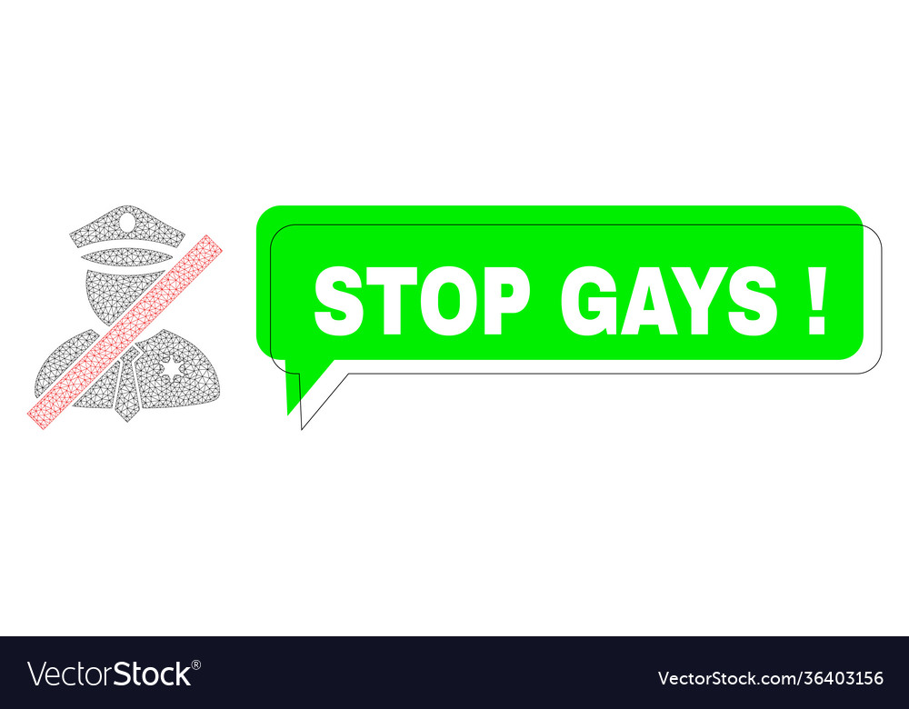 Misplaced stop gays exclamation green chat frame