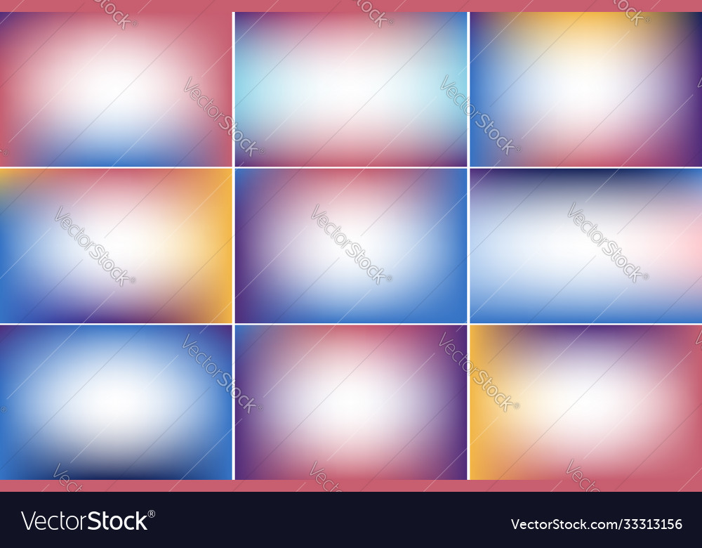 Sky sunset banner gradient backgrounds collection