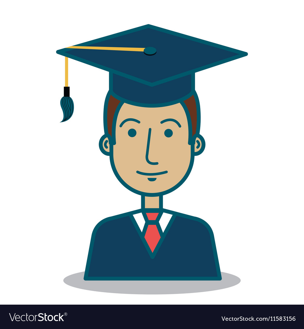 Student graduation uniform icon Royalty Free Vector Image