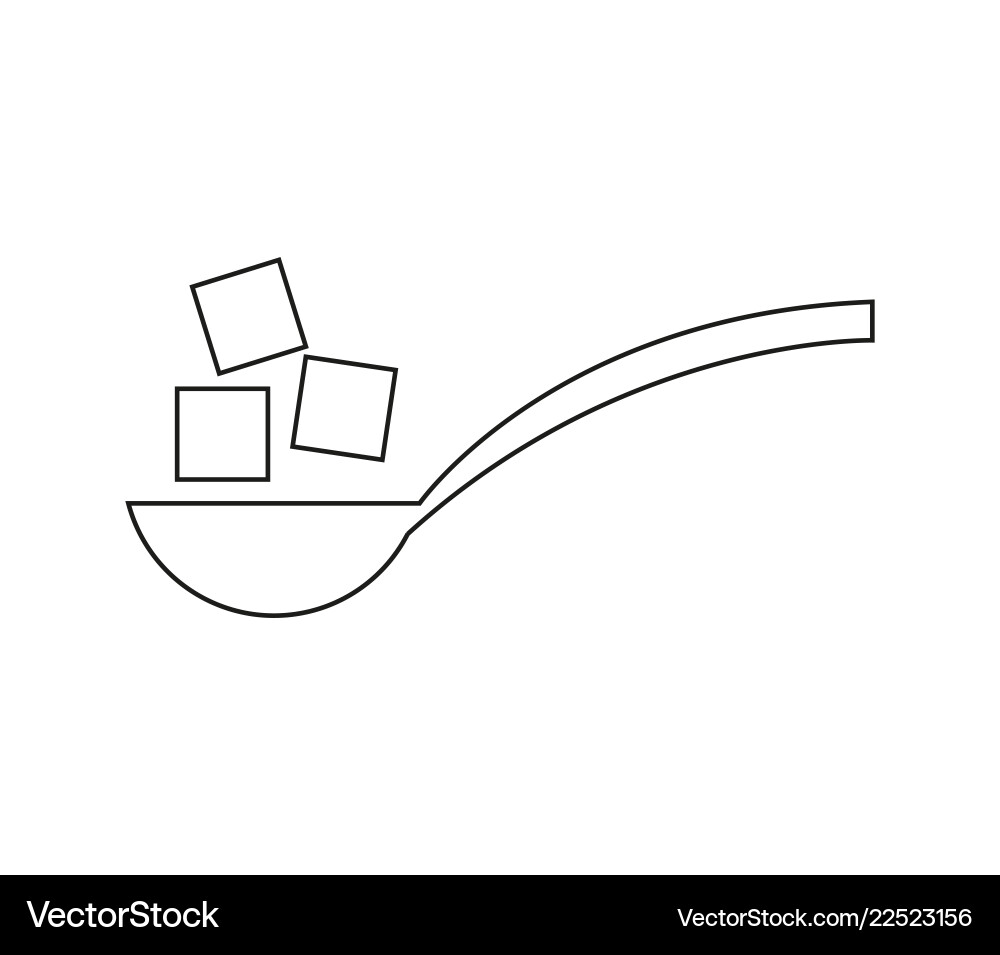 Sugar icon Royalty Free Vector Image - VectorStock