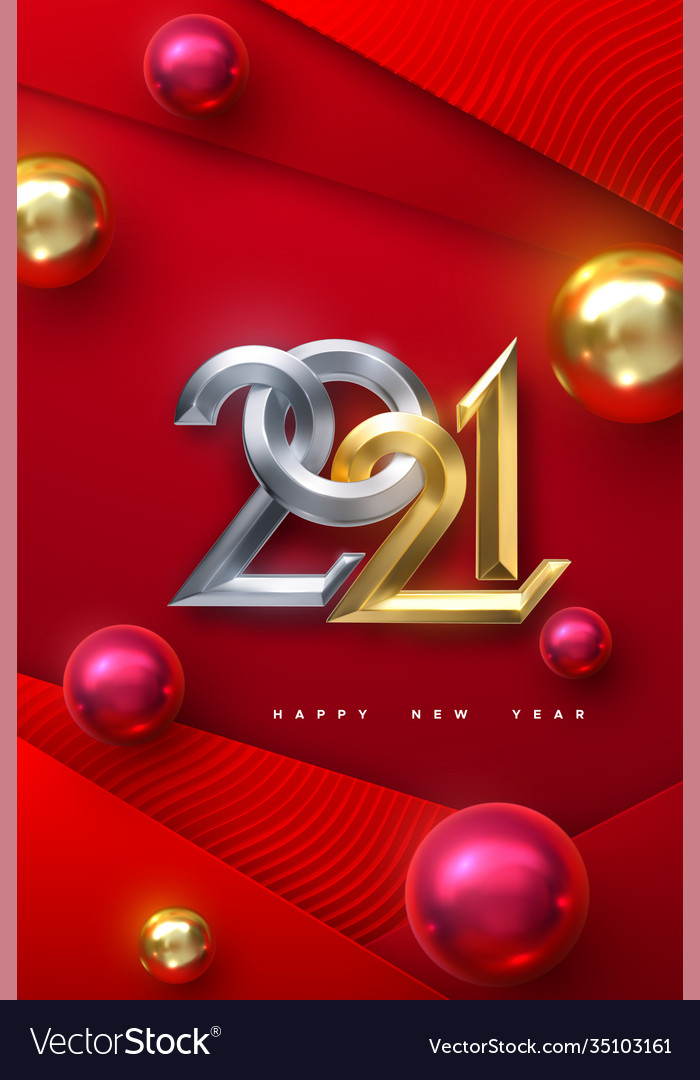 Happy new 2021 year Royalty Free Vector Image - VectorStock