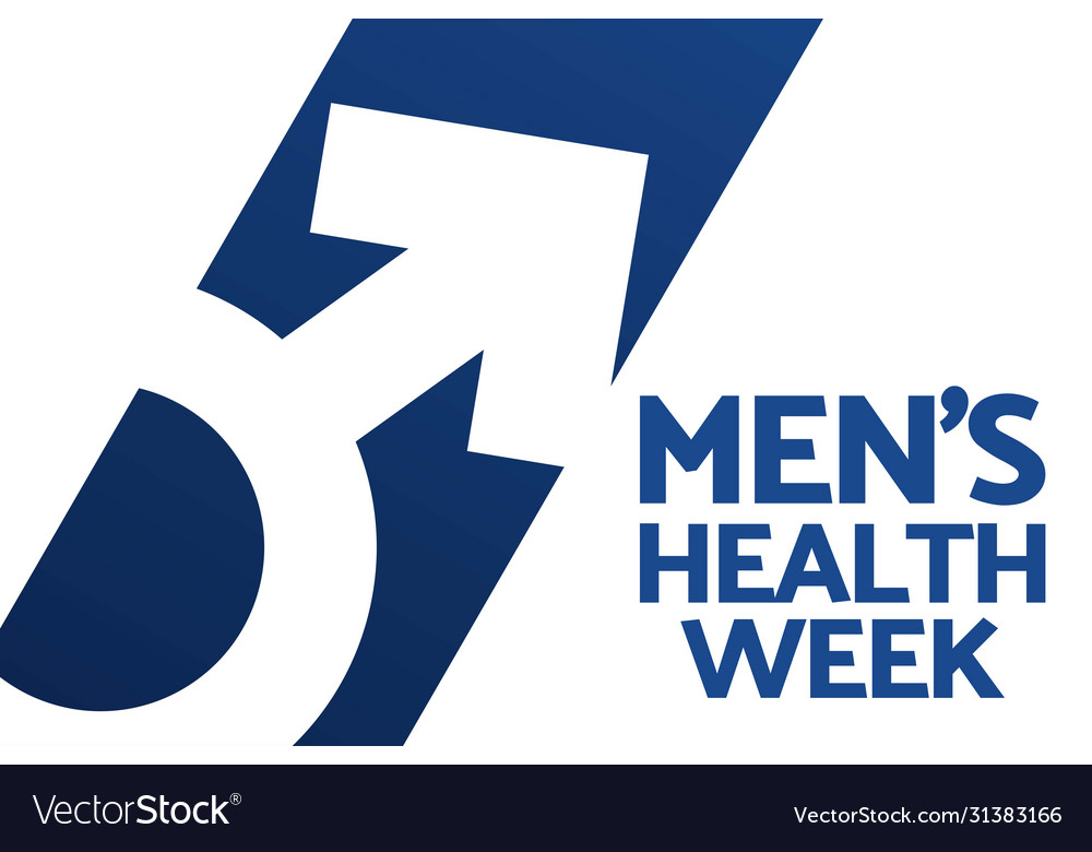 Mens health week holiday concept template Vector Image