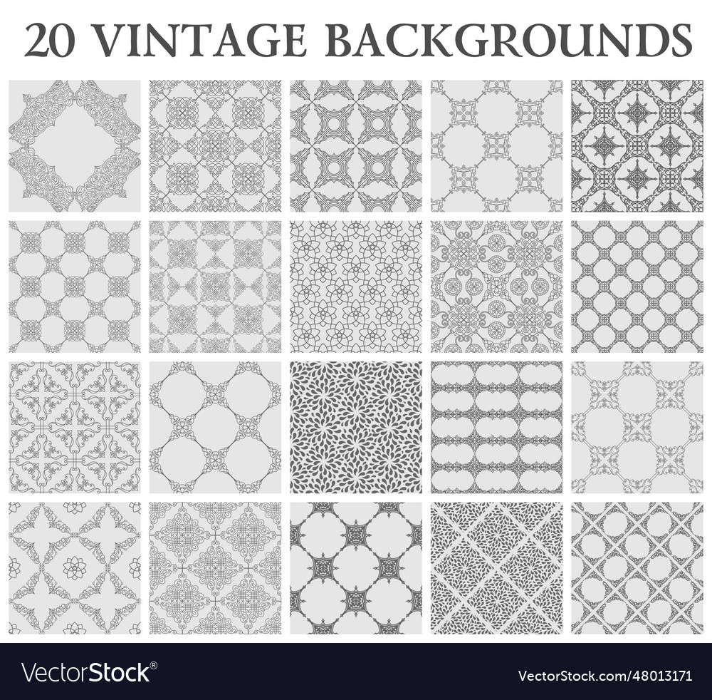 Vintage backgrounds seamless pattern ornament