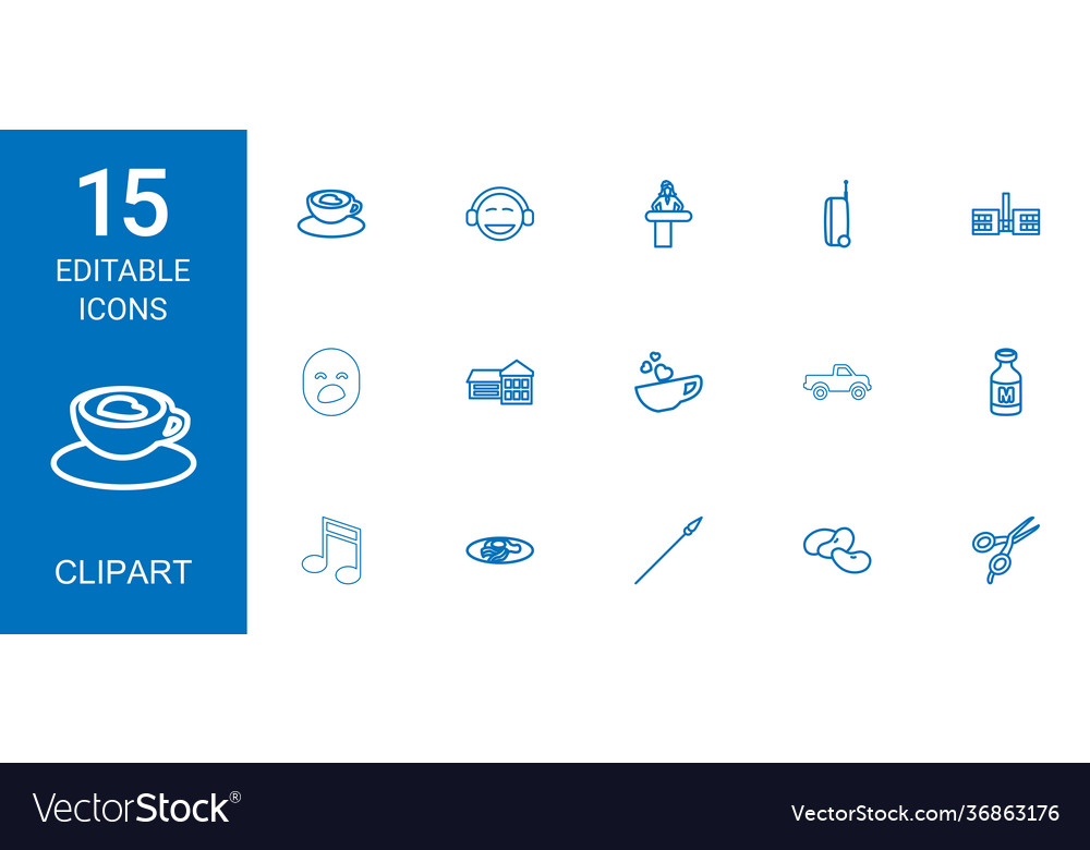 15 clipart icons