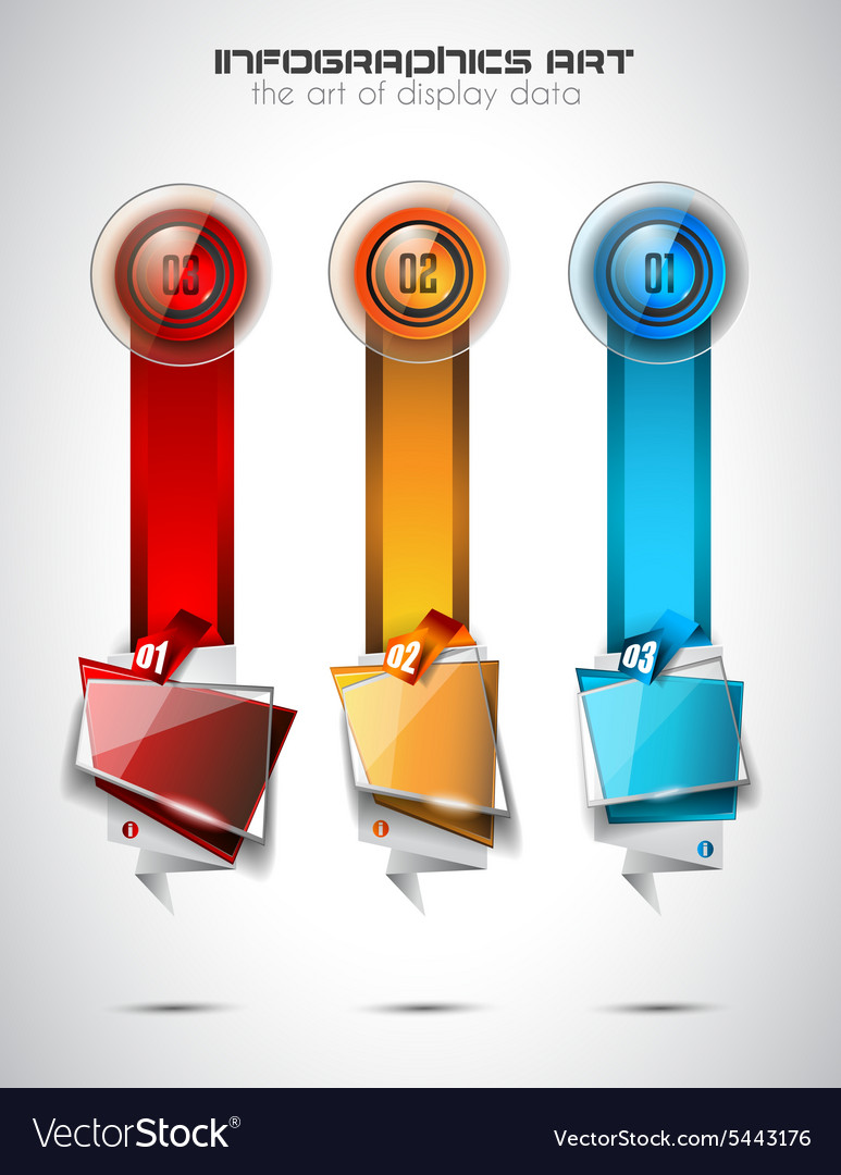 Infographic template for modern data visualization