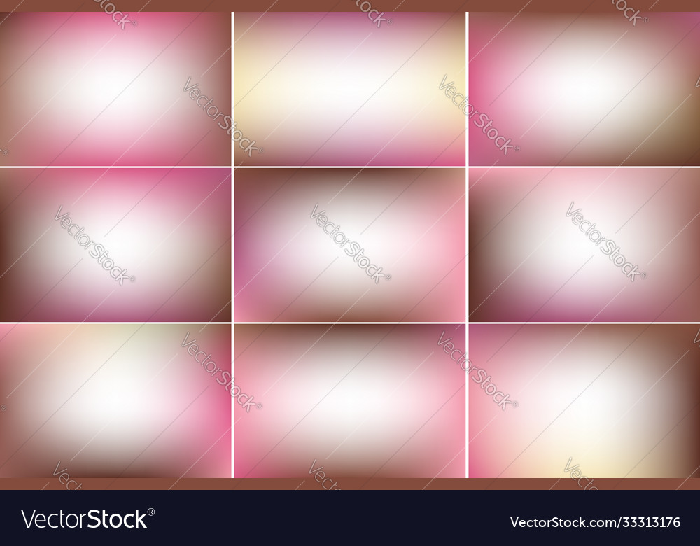 Pink and brown color banners gradient backgrounds