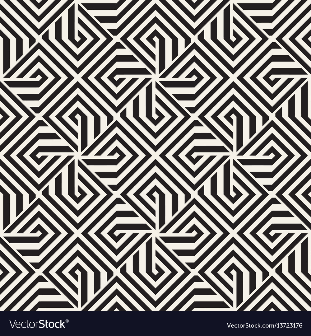 Repeating geometric stripes tiling Royalty Free Vector Image