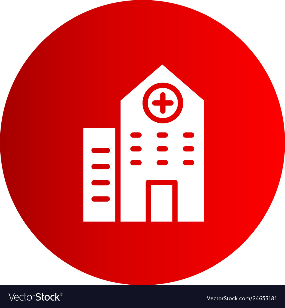 Hospital icon Royalty Free Vector Image - VectorStock