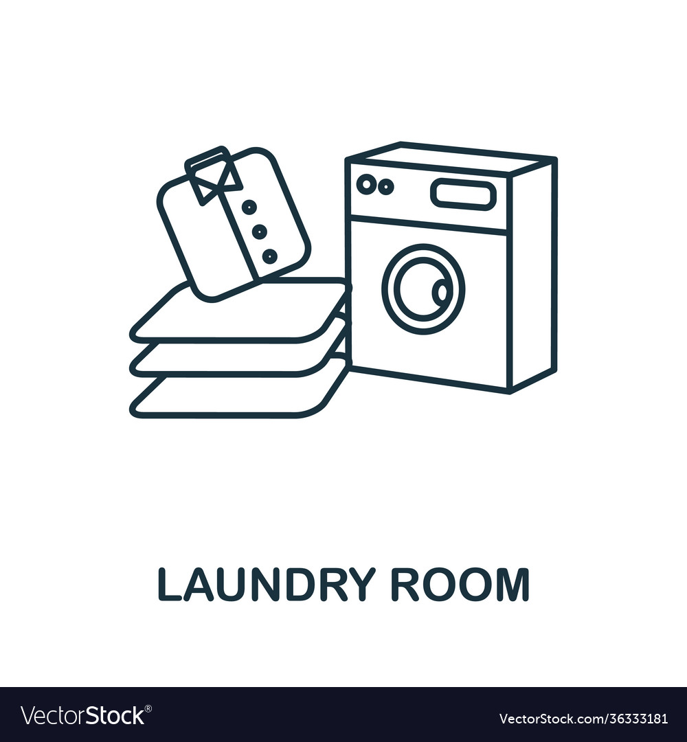 Laundry Room Icon Simple From Collection Vector Image