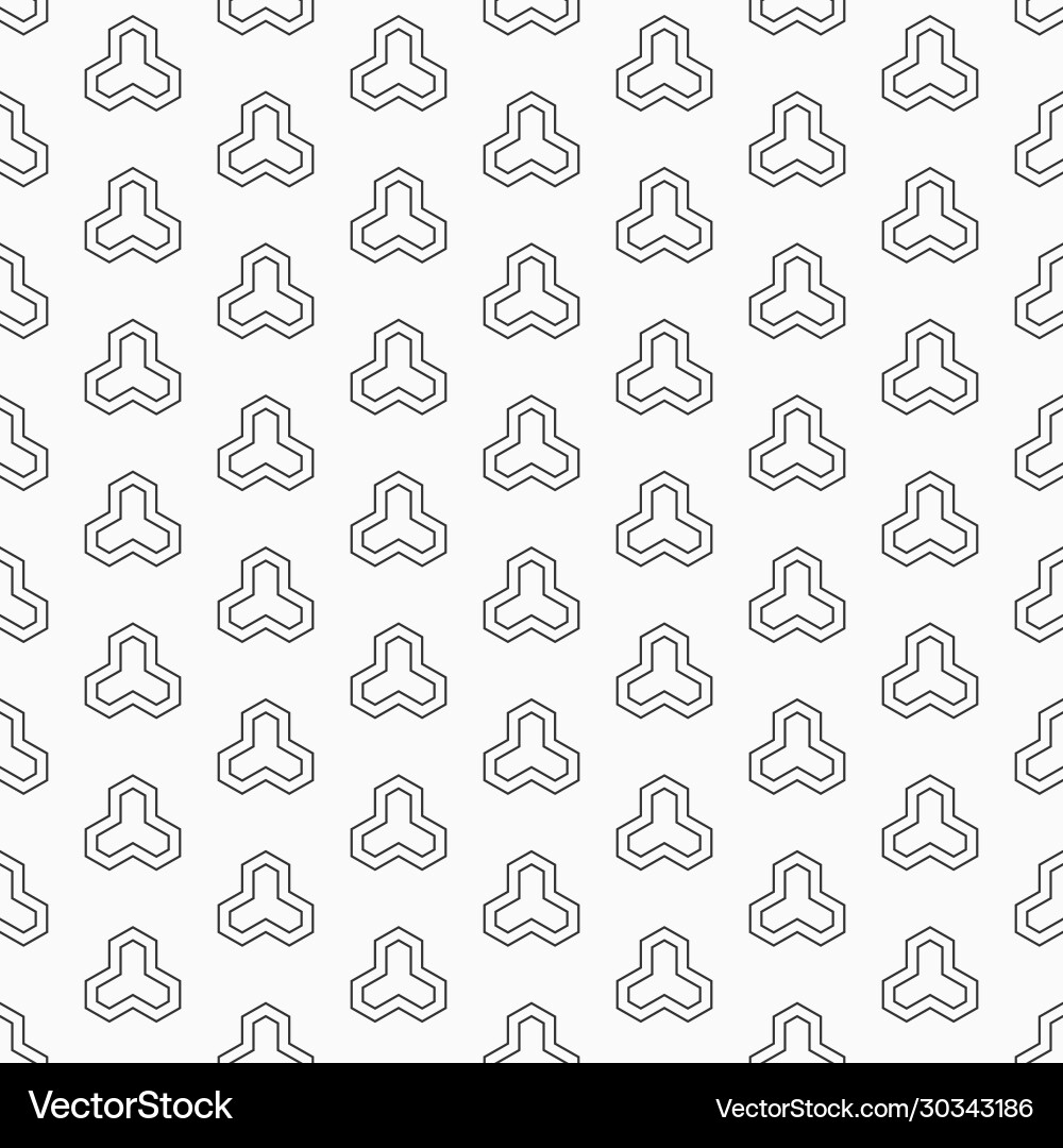Abstract seamless pattern geometric tiles Vector Image