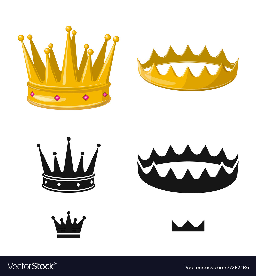 Design medieval and nobility symbol set