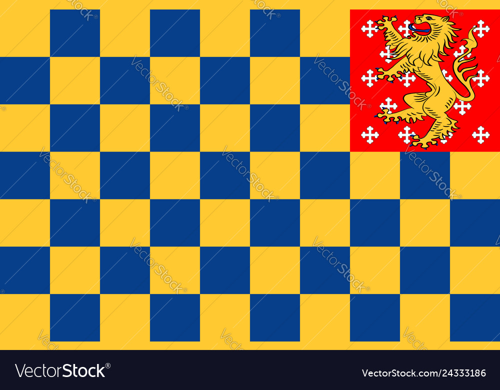 Flag of lewes in england Royalty Free Vector Image