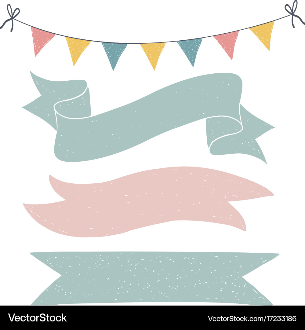Hand drawn decorative elements Royalty Free Vector Image