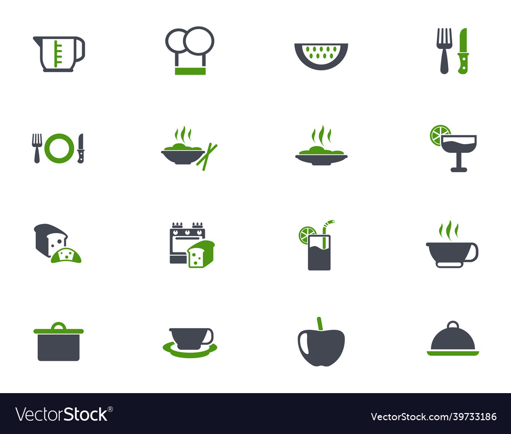 Kitchen icon set