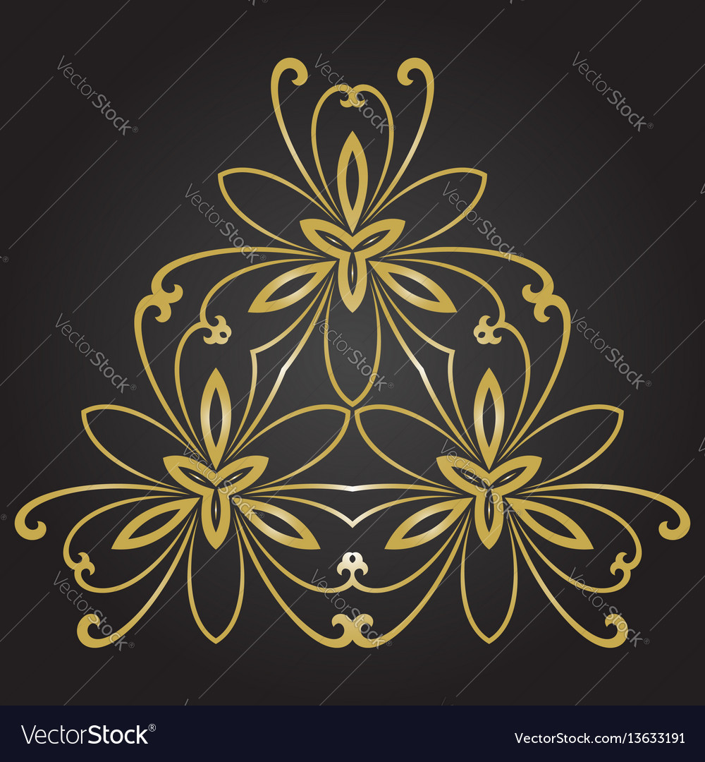 Floral abstract pattern