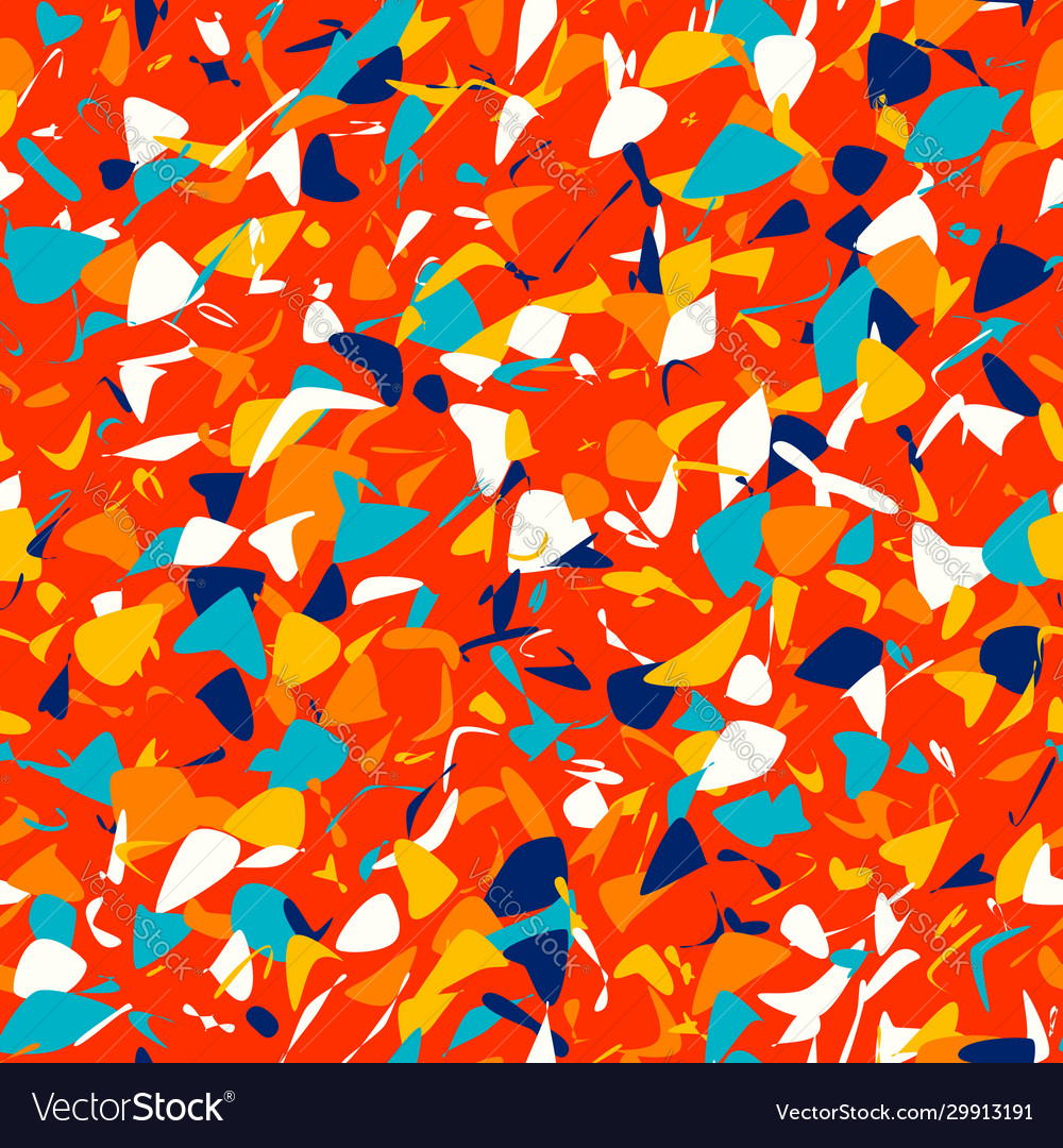Random spots abstract art seamless pattern paint Vector Image