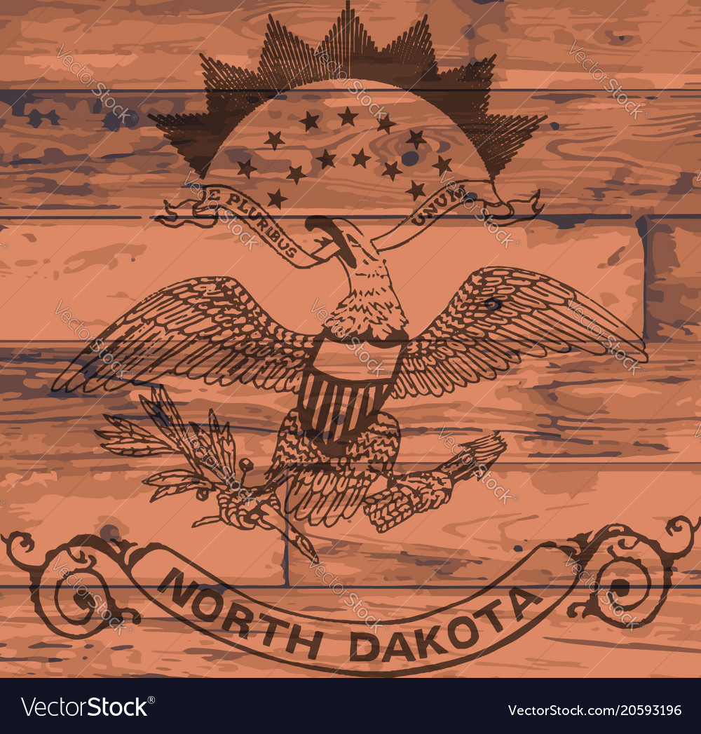 North dakota state flag brand