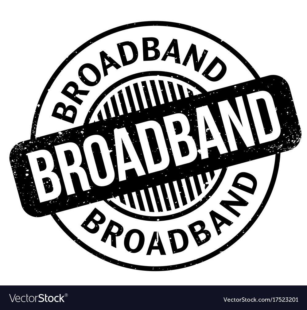 Broadband rubber stamp