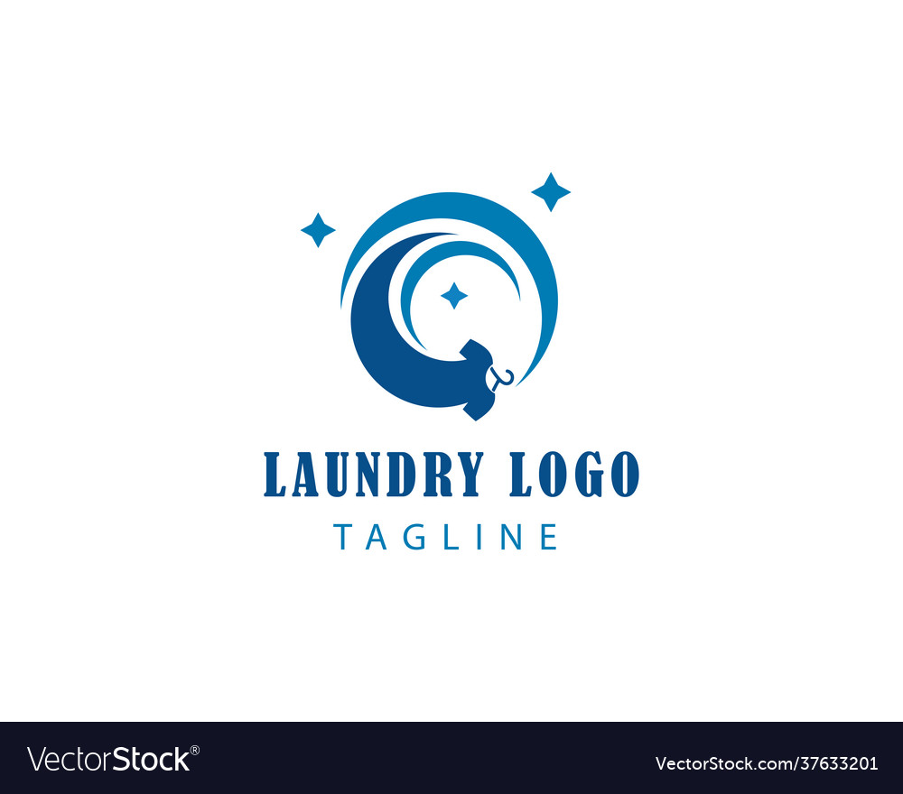 Laundry logo fast clean