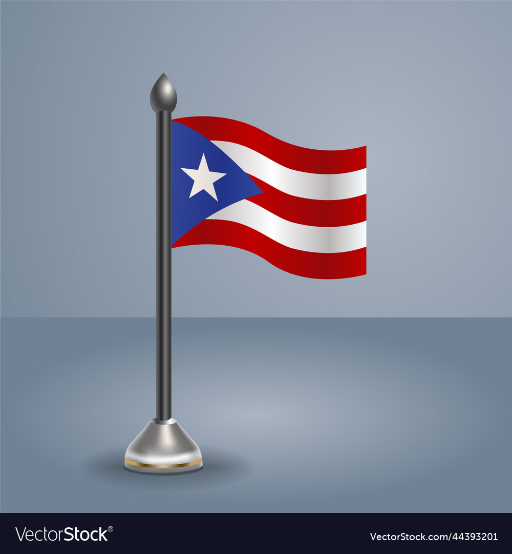 Staatstabelle Flagge von puerto rico