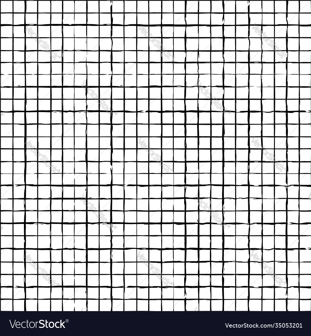 White black grid check seamless pattern