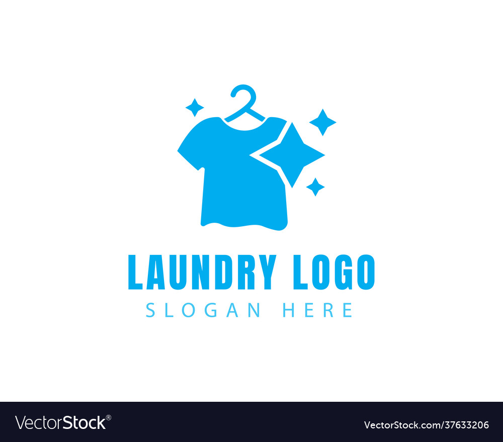 Clothes logo creative laundry