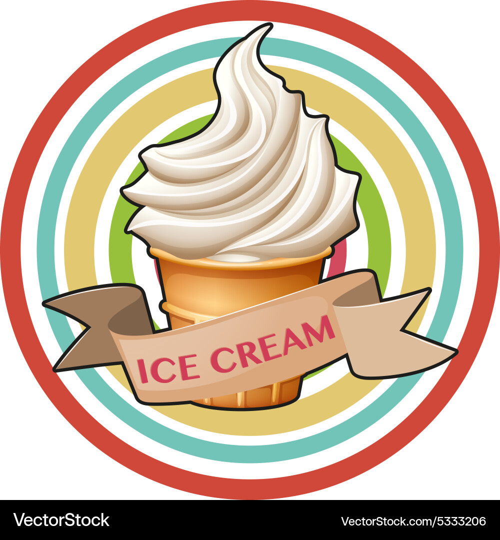 Ice cream Royalty Free Vector Image - VectorStock