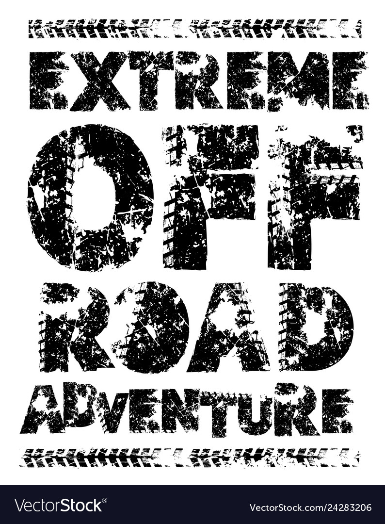 Offroad lettering image