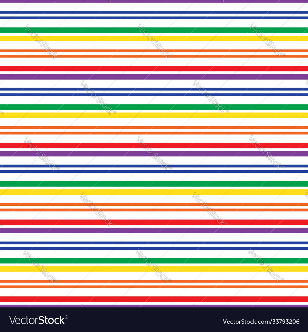 Rainbow stripe seamless pattern background