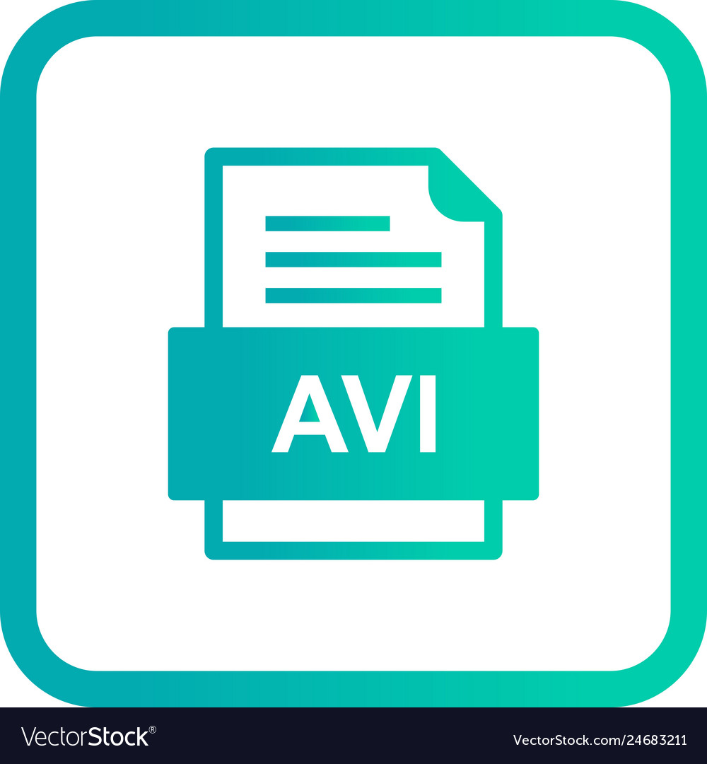 Avi file document icon