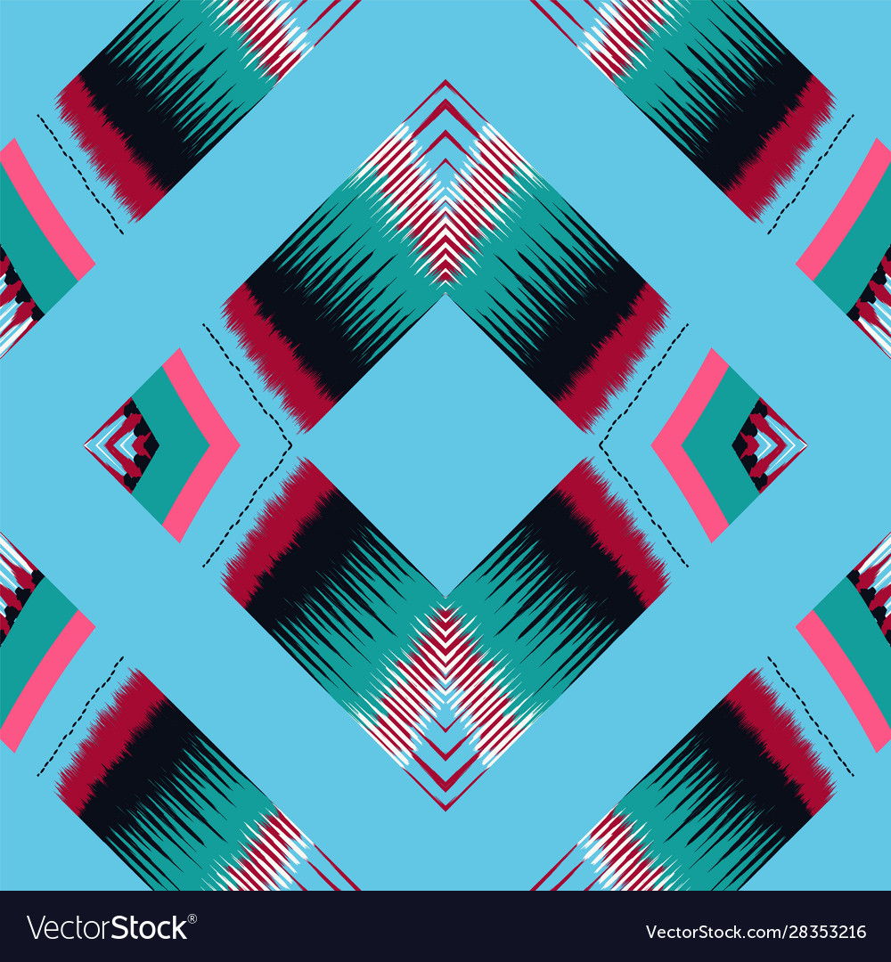 Maroon chevron seamless pattern coral Royalty Free Vector