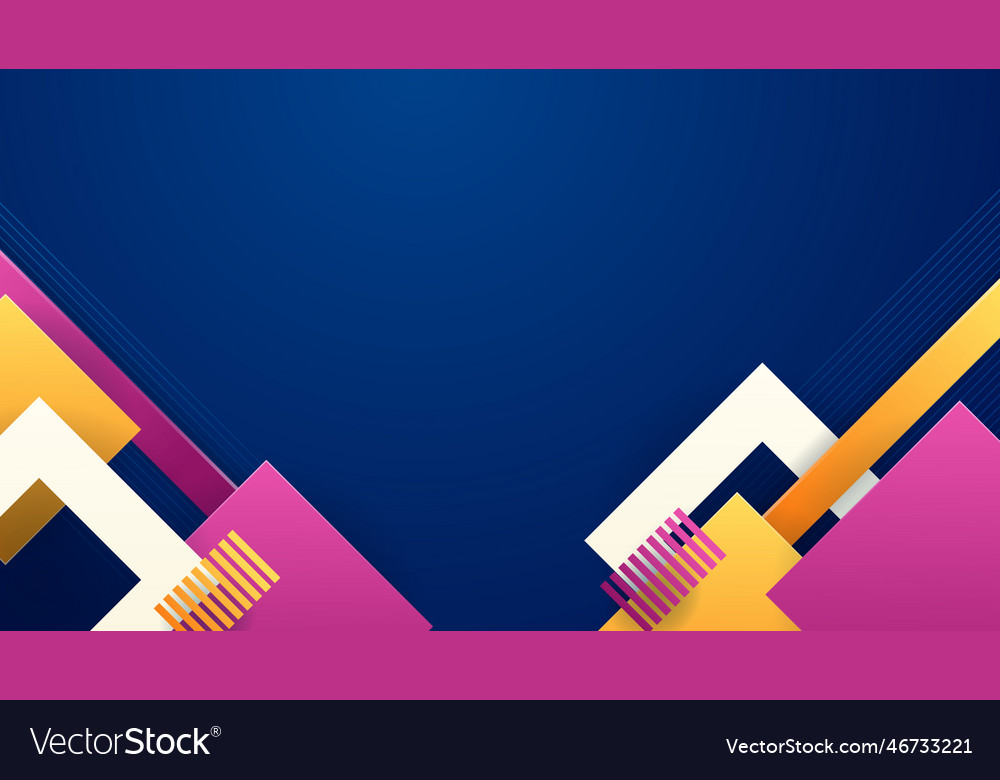 Abstract shape background modern geometric design Vector Image