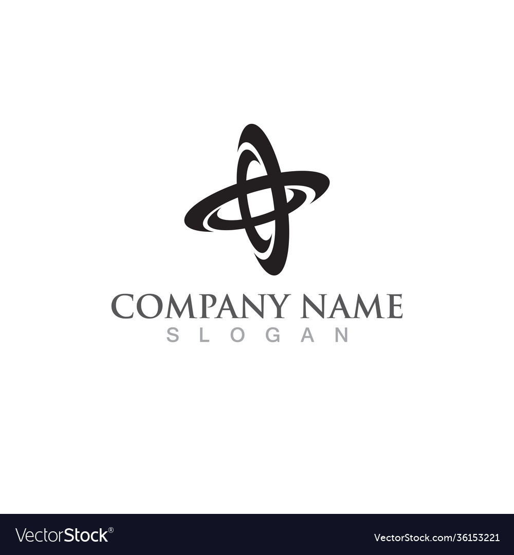 Tornado logo and symbol image Royalty Free Vector Image