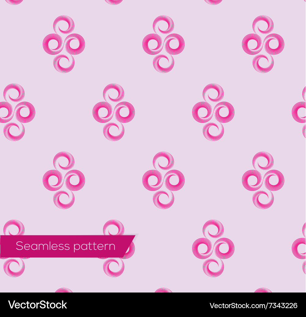 Geometric design seamless pattern in art nouveau Vector Image