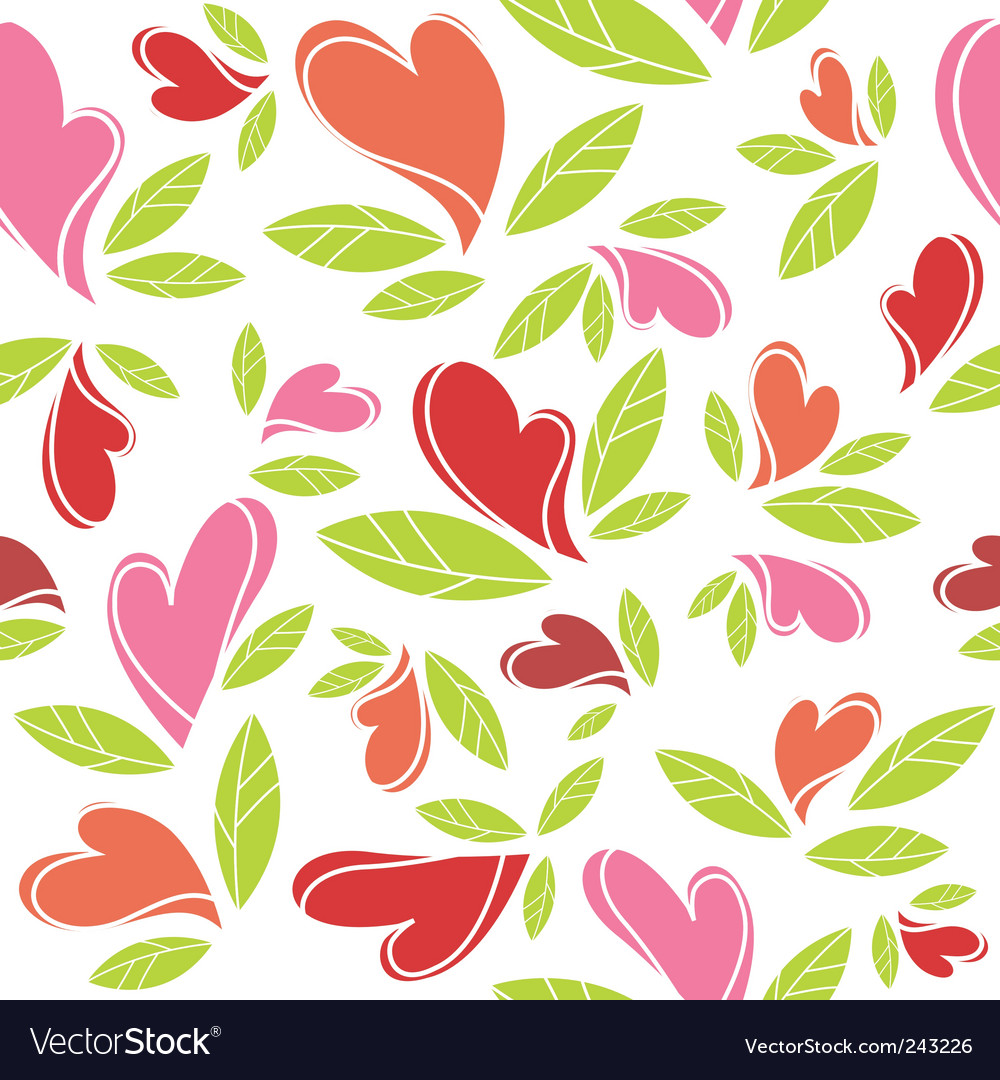 Heart pattern Royalty Free Vector Image - VectorStock