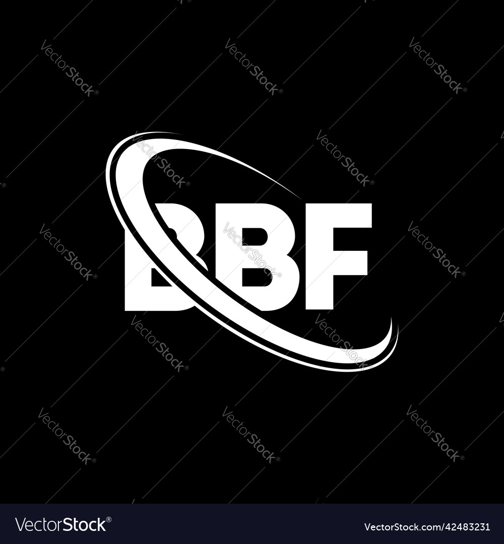 Bbf logo letter design Royalty Free Vector Image