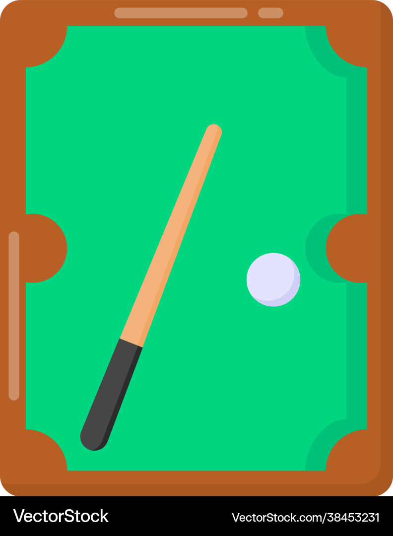 Billiard game Royalty Free Vector Image - VectorStock